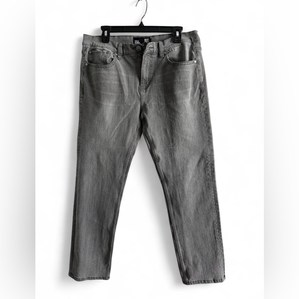 RSQ Men's Charcoal Slim Jeans